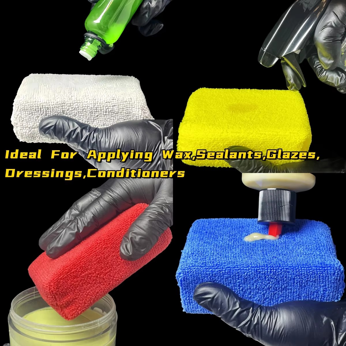 8 stuks microvezel autowasappl - Wax Applicator Pad recensie en prijs