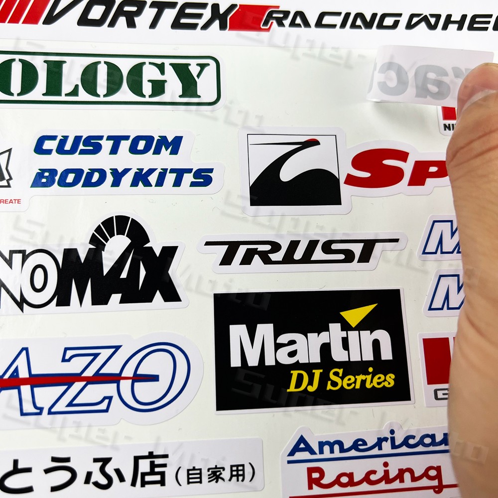 Motorfiets stickers race spons - Castrol Oil Gtx recensie en prijs