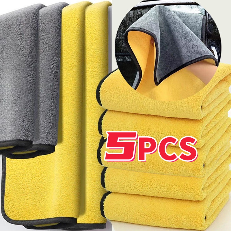 1/3/5PCS Microfiber Reinigings - Microfiber Towel Detailing recensie en prijs