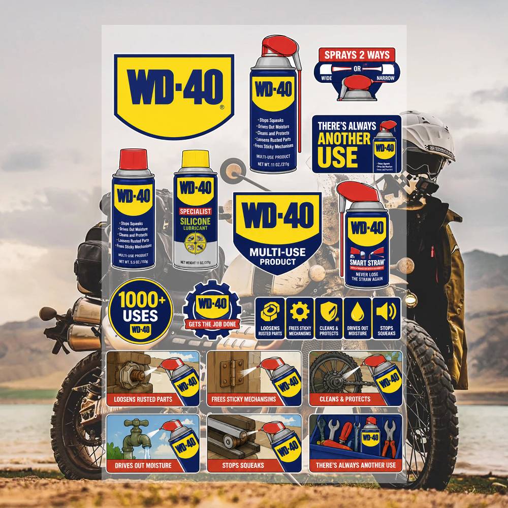 W-D-40 Esthetische Graffiti Wa - Castrol Oil Gtx recensie en prijs