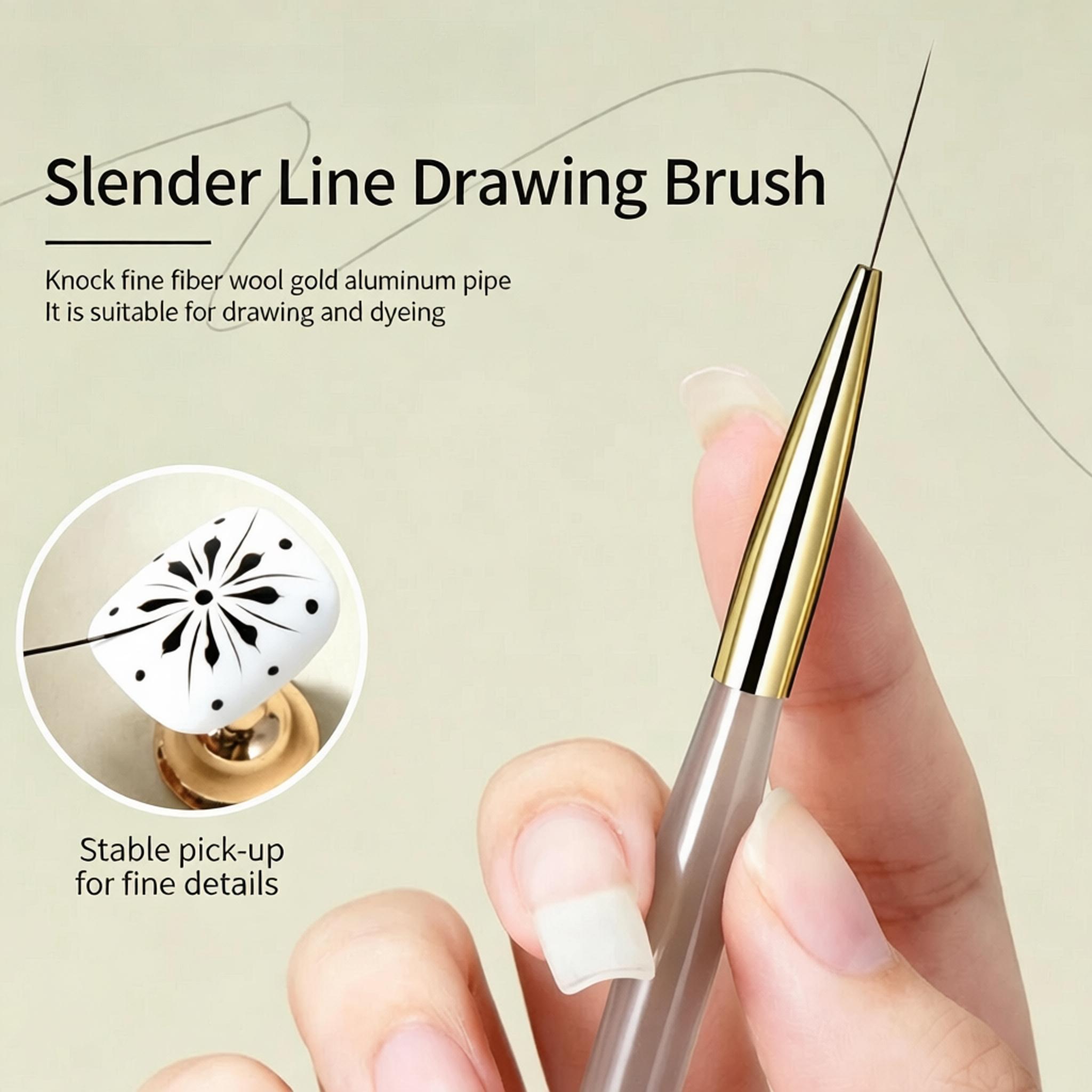 1/2/5 Stuks Nagelkunst Liner P - Detailing Brush Set recensie en prijs