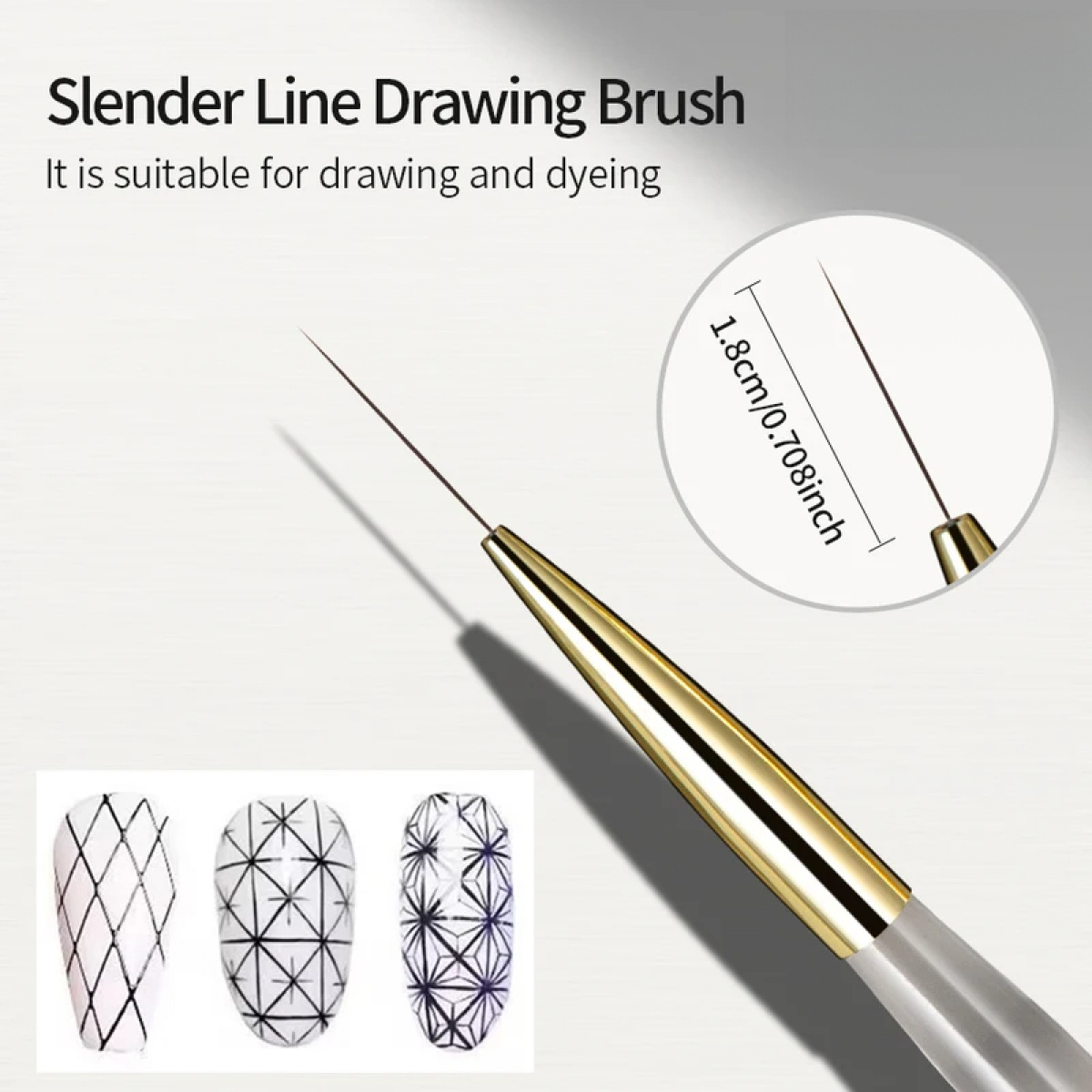 1/2/5 Stuks Nagelkunst Liner P - Detailing Brush Set recensie en prijs
