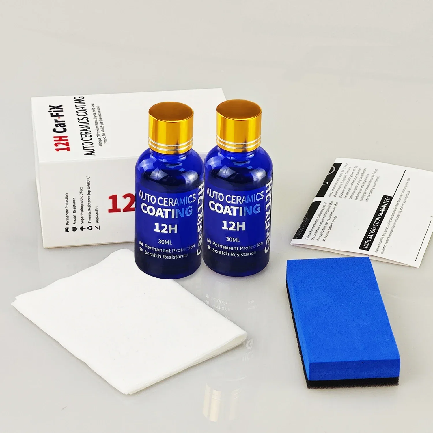2 stuks 12H Autocoating Polijs - Car Wax Ceramic Coating recensie en prijs